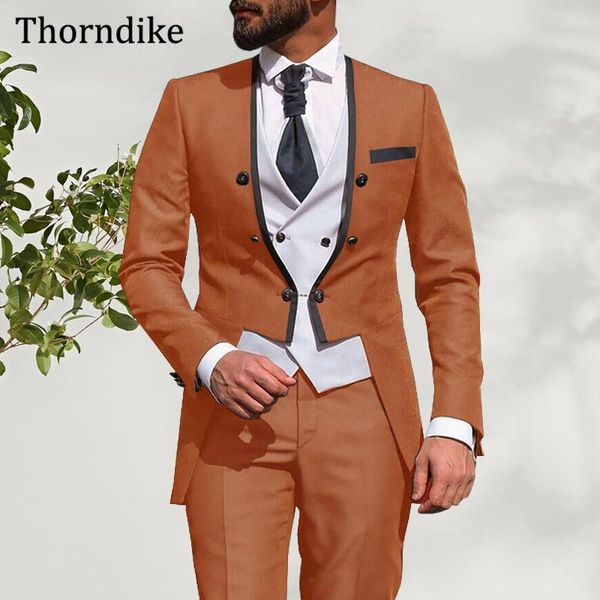 men's suits & blazers thorndike three pieces set wedding suit for men 2021,elegant v-neck double breasted blazers+vest+pants,custom mad, White;black
men's suits & blazers thorndike three pieces set wedding suit for men 2021,elegant v-neck double breasted blazers+vest+pants,custom mad, White;black