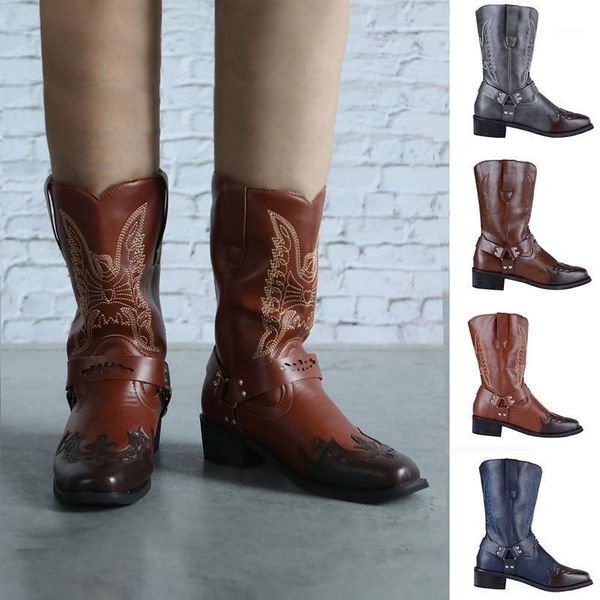 2020 autumn winter women boots fashion vintage long boots causal embroidery leather med heel western cowboy women1, Black
2020 autumn winter women boots fashion vintage long boots causal embroidery leather med heel western cowboy women1, Black