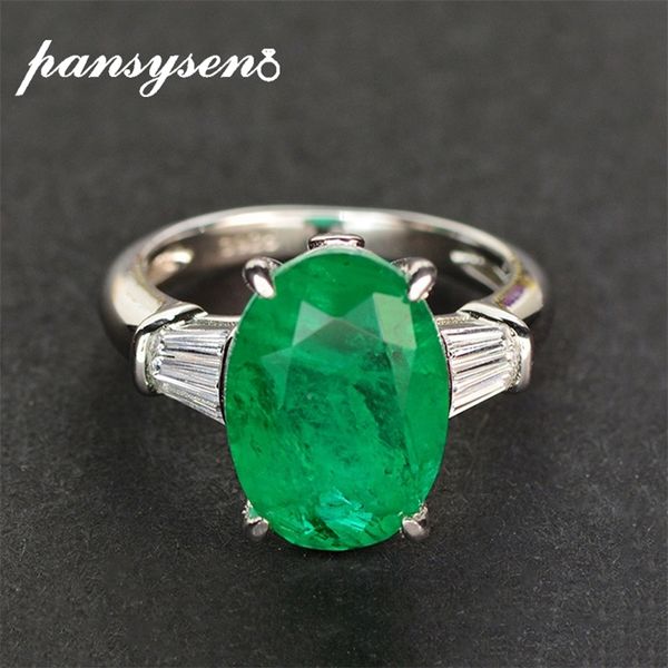 pansysen luxury 925 silver fine jewelry 10ct oval 10x14mm emerald diamond ring wedding bands party birthday gift wholesale rings 201218
pansysen luxury 925 silver fine jewelry 10ct oval 10x14mm emerald diamond ring wedding bands party birthday gift wholesale rings 201218