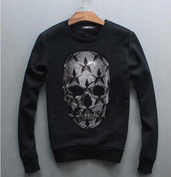 2021 male oversized streetwear hip hop lovers sweatshirt autumn strass z2nj, Black