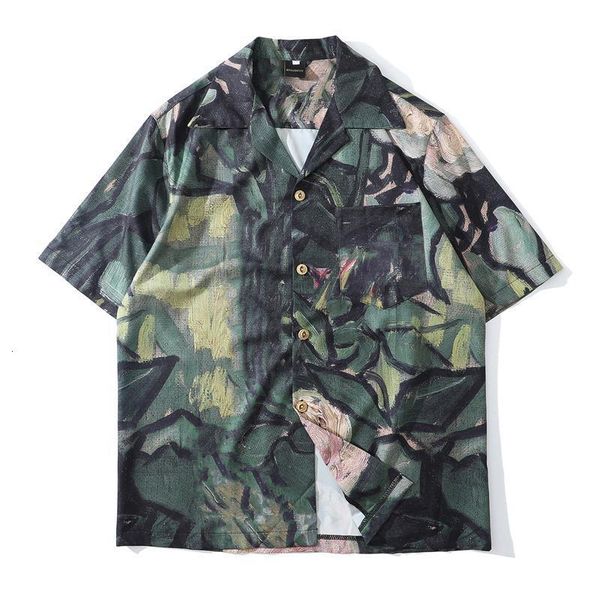 2020 summer street hand paint full printed hawaiian beach shirts thin breathable harajuku art oil paintings printed men shirt, White;black
2020 summer street hand paint full printed hawaiian beach shirts thin breathable harajuku art oil paintings printed men shirt, White;black
