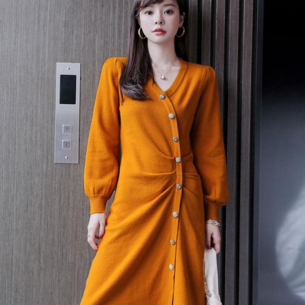 casual dresses autumn and winter 2021 women's knitted slim sweater can be worn outside dress hip, Black;gray
casual dresses autumn and winter 2021 women's knitted slim sweater can be worn outside dress hip, Black;gray