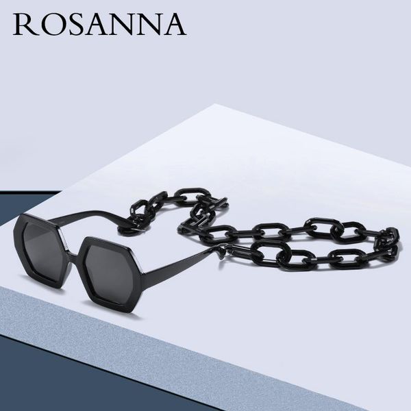 rosanna polygon style sunglasses men women oversized sunglasses chain luxury fashion uv400 protection vintage style, White;black
rosanna polygon style sunglasses men women oversized sunglasses chain luxury fashion uv400 protection vintage style, White;black