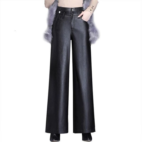 2020 winter autumn faux pu leather pants women high waisted wide leg pants women's pantalon trousers new fashion clothes p171, Black;white
2020 winter autumn faux pu leather pants women high waisted wide leg pants women's pantalon trousers new fashion clothes p171, Black;white