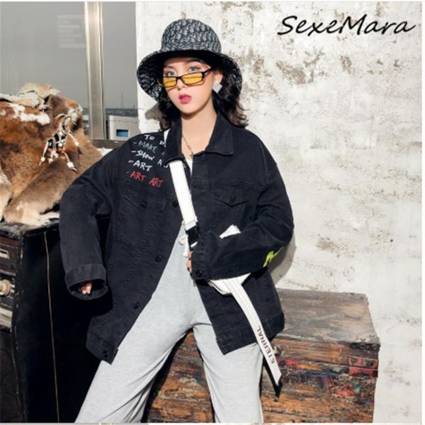 vintage black spring print denim jacket women loose regual fashion denim jacket plus size 20201, Black;brown 
vintage black spring print denim jacket women loose regual fashion denim jacket plus size 20201, Black;brown