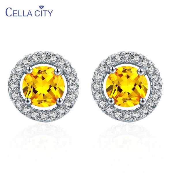 cellacity charms stud earrings for women silver 925 jewelry round ear studs gemstones yellow pink white zircon female dating gif, Golden;silver
cellacity charms stud earrings for women silver 925 jewelry round ear studs gemstones yellow pink white zircon female dating gif, Golden;silver
