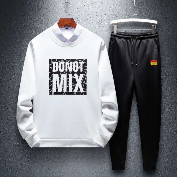 and autumn new leisure long spring sleeve two piece youth sports suit men's round neck sweater set, Gray
and autumn new leisure long spring sleeve two piece youth sports suit men's round neck sweater set, Gray