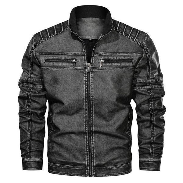 men's jackets 2021 autumn winter pilot pu bomber leather jacket men leisure flight motorcycle male coat plus size kk3112, Black;brown
men's jackets 2021 autumn winter pilot pu bomber leather jacket men leisure flight motorcycle male coat plus size kk3112, Black;brown