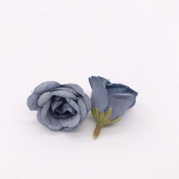 10 шт. 4 см silk rose искусственный цветок свадебная домашняя мебель diy венок листы ремесленные изделия моделирование дешевые поддельные цв