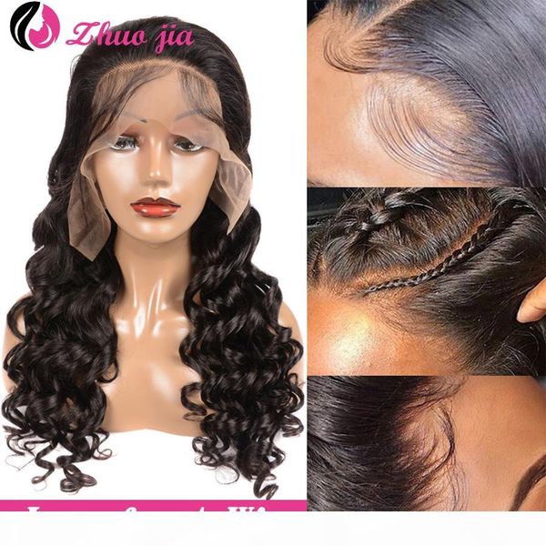 zhuo jia 13x4 lace wigs brazilian loose wave wig pre plucked with baby hair brazilian lace frontal wig for black women
zhuo jia 13x4 lace wigs brazilian loose wave wig pre plucked with baby hair brazilian lace frontal wig for black women