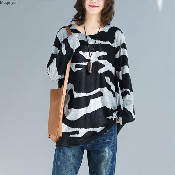 autumn plus size women t-shirts cotton loose casual lady tunic long sleeve tees shirts print black elastic clothing s3183, White
autumn plus size women t-shirts cotton loose casual lady tunic long sleeve tees shirts print black elastic clothing s3183, White