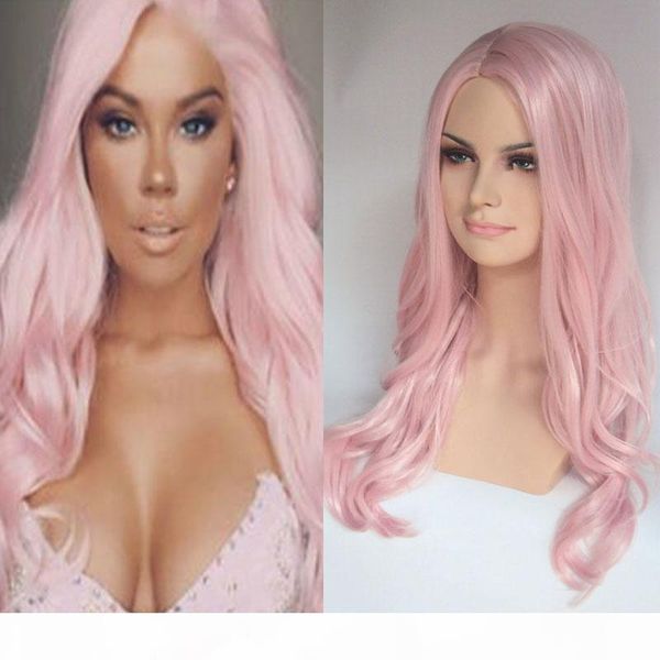 high temperature resistant natural ombre light pink body wave heat resistant synthetic hair lace front wigs for women epacket fast shipping, Black
high temperature resistant natural ombre light pink body wave heat resistant synthetic hair lace front wigs for women epacket fast shipping, Black