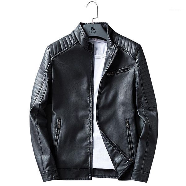 brand clothing new arrival men's pu jacket leather coat autumn slim fit faux leather motorcycle jackets casual male coats k2021, Black
brand clothing new arrival men's pu jacket leather coat autumn slim fit faux leather motorcycle jackets casual male coats k2021, Black
