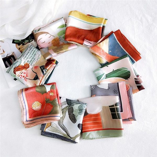 korean satin silk scarf women square scarves fashion digital print small scarf diy bandana neckerchief headband girls hair ties jllwub, Black
korean satin silk scarf women square scarves fashion digital print small scarf diy bandana neckerchief headband girls hair ties jllwub, Black