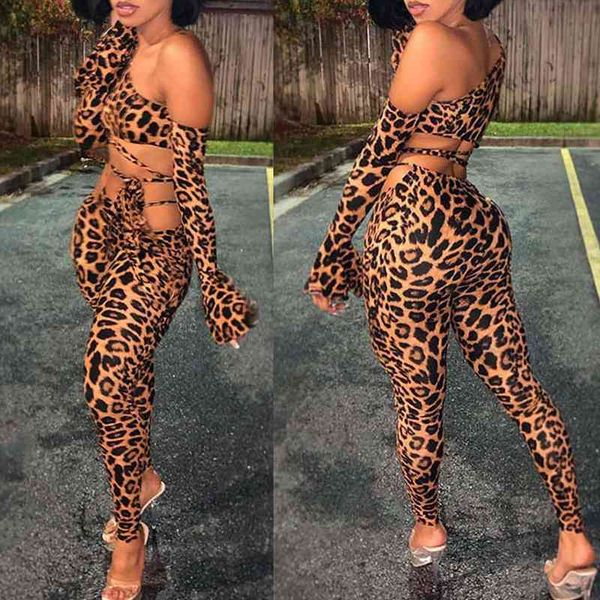 pant suits leopard womens slanted shoulder print lace up set cotton blend summer sport fashion suit, White
pant suits leopard womens slanted shoulder print lace up set cotton blend summer sport fashion suit, White
