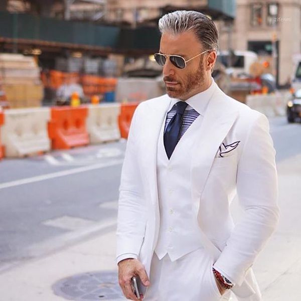 custom made white suit slim fit wedding suits for men suits man blazers 3 pieces jacket pants vest wide peaked lapel ternos1, White;black
custom made white suit slim fit wedding suits for men suits man blazers 3 pieces jacket pants vest wide peaked lapel ternos1, White;black