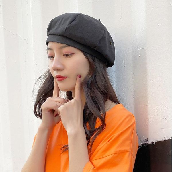 Female Korean version wild beret Japanese British retro painter hat student fashion art octagonal hat1, Blue;gray
Female Korean version wild beret Japanese British retro painter hat student fashion art octagonal hat1, Blue;gray