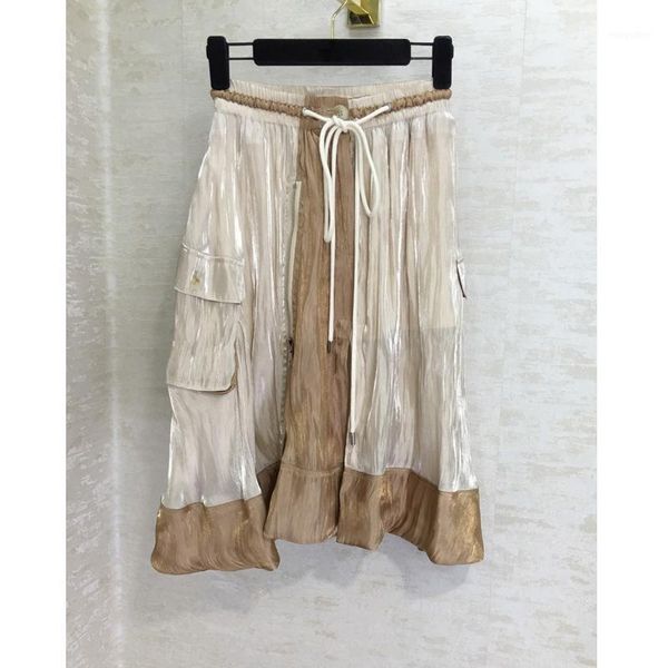 6.16 2020 summer new elegant simple contrast color patchwork heavy craft skirt fashion high waist drawstring comfortable skirt1, Black
6.16 2020 summer new elegant simple contrast color patchwork heavy craft skirt fashion high waist drawstring comfortable skirt1, Black