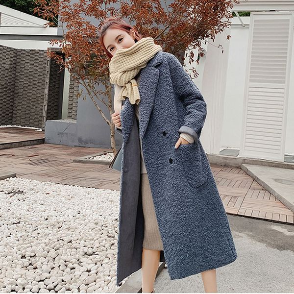 cashmere coat parkas female sheep sheared jacket long female fur coat lamb hair autumn winter warm plus size women coat, Black
cashmere coat parkas female sheep sheared jacket long female fur coat lamb hair autumn winter warm plus size women coat, Black