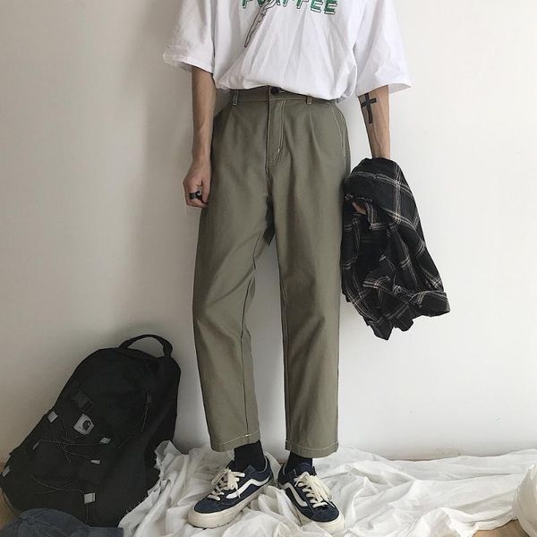 2019 men's leisure cotton casual pants loose cargo pocket haren pants green/black color active elastic trousers plus size m-xl1
2019 men's leisure cotton casual pants loose cargo pocket haren pants green/black color active elastic trousers plus size m-xl1