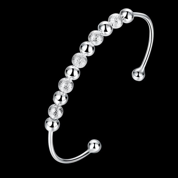 silver color jewelry fashion female european style temperament beautiful light sand bead bracelets bkb001 h sqckac, Black
silver color jewelry fashion female european style temperament beautiful light sand bead bracelets bkb001 h sqckac, Black
