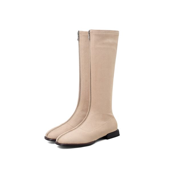 woman at knee-boots high herd suede shoes stretch more size 22-26.5cm length autumn and winter square foot toe zipper long boots b8v4, Black
woman at knee-boots high herd suede shoes stretch more size 22-26.5cm length autumn and winter square foot toe zipper long boots b8v4, Black