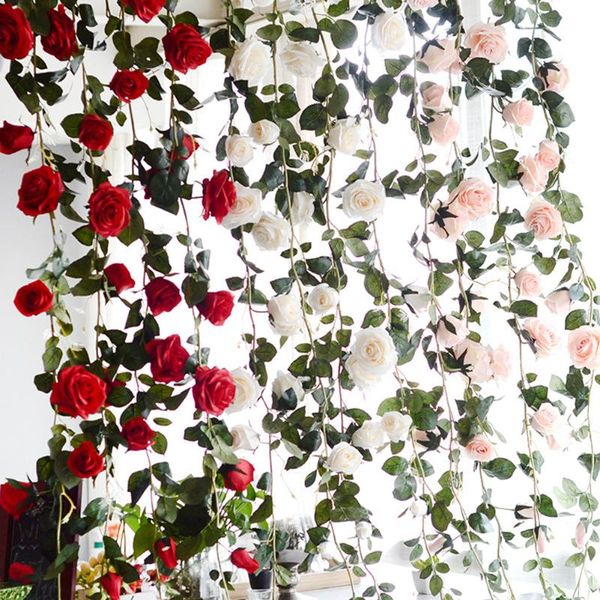 1.8m silk artificial australia rose flower vine rose rattan diy wedding background decoration home party decor fake flowers
1.8m silk artificial australia rose flower vine rose rattan diy wedding background decoration home party decor fake flowers