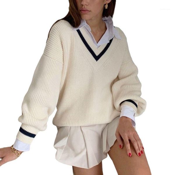 women casual v-neck sweater long sleeve solid color loose long knitted pullover flexible neckline comfortable elasticity fabric1, White;black
women casual v-neck sweater long sleeve solid color loose long knitted pullover flexible neckline comfortable elasticity fabric1, White;black