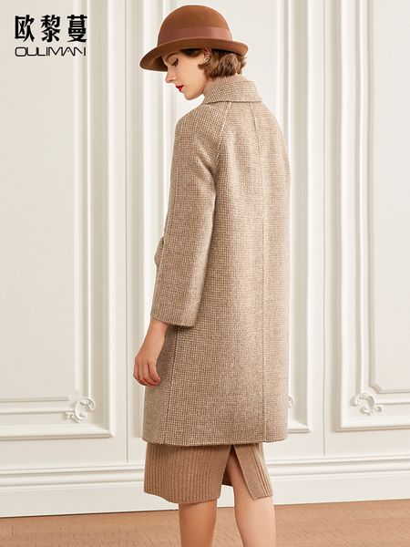 mdouble sided cashmere women's medium length winter 2020 new albaka alpaca fleece coat wool, Black
mdouble sided cashmere women's medium length winter 2020 new albaka alpaca fleece coat wool, Black