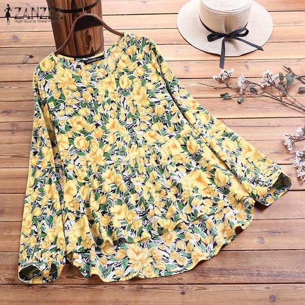 women's blouses & shirts 5xl zanzea spring long sleeve asymmetrical bohemian flroal printed blouse women shirt female vintage blusas o, White
women's blouses & shirts 5xl zanzea spring long sleeve asymmetrical bohemian flroal printed blouse women shirt female vintage blusas o, White