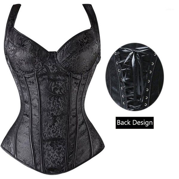 steampunk corset gothic bustier boned overbust jacquard corset bustier women corselet tummy slimming clothes1, Black;white
steampunk corset gothic bustier boned overbust jacquard corset bustier women corselet tummy slimming clothes1, Black;white