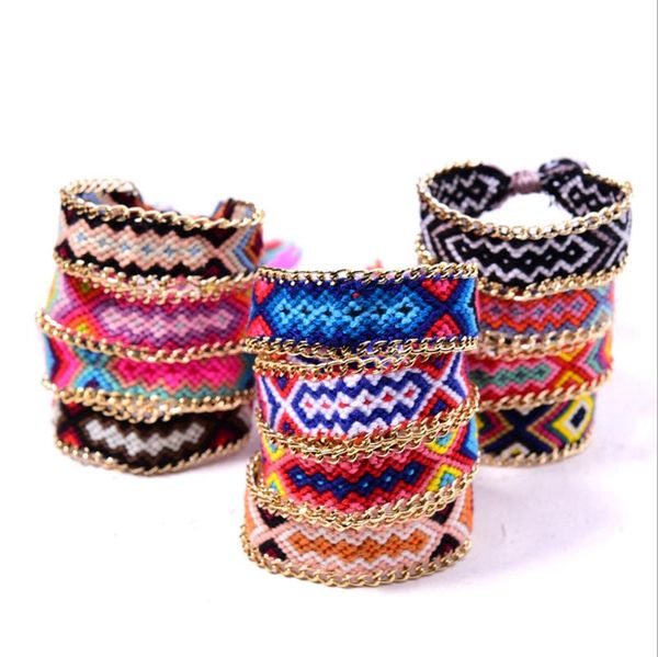 brazil boho braided chain bracelets for women friendship bohemian handweave cotton rope ethnic charm pulseras, Golden;silver
brazil boho braided chain bracelets for women friendship bohemian handweave cotton rope ethnic charm pulseras, Golden;silver
