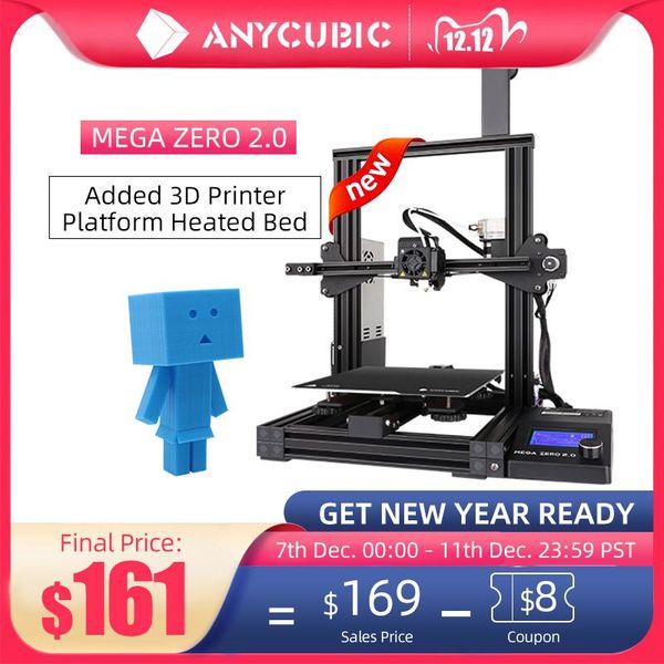 printers anycubic 3d printer, mega zero 2.0 printing with bed all-metal frame fdm diy 220x220x250mm
printers anycubic 3d printer, mega zero 2.0 printing with bed all-metal frame fdm diy 220x220x250mm