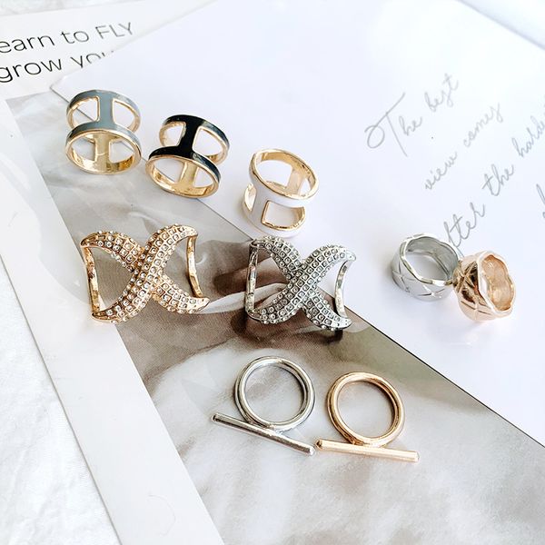 spring and summer korea high light anti light shen device inlaid with diamond metal silk scarf buckle elegant simple alloy shawl buckle klwe, Silver
spring and summer korea high light anti light shen device inlaid with diamond metal silk scarf buckle elegant simple alloy shawl buckle klwe, Silver