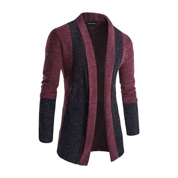 men's fashionable zogaa with high casual quality shreds contrast design mesh knitted shirt long manly wool wild cardigan 8736, Black
men's fashionable zogaa with high casual quality shreds contrast design mesh knitted shirt long manly wool wild cardigan 8736, Black