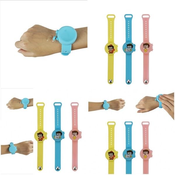 hand sanitizer wristbands wash silicone bracelets kids watch safe fashion portable mix colors food grade 15ak f2
hand sanitizer wristbands wash silicone bracelets kids watch safe fashion portable mix colors food grade 15ak f2