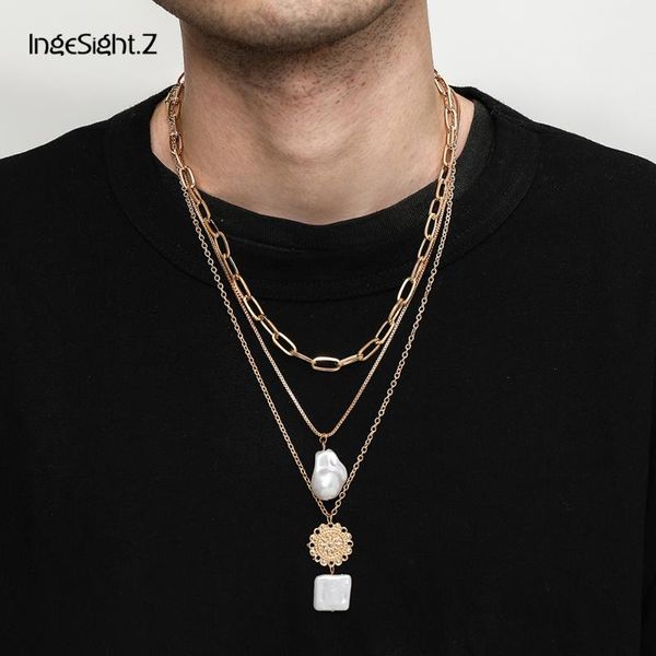 ingesight.z 3pcs/set bohemian imitation pearl choker necklace collar statement carved coin pendant necklaces for women jewelry, Silver
ingesight.z 3pcs/set bohemian imitation pearl choker necklace collar statement carved coin pendant necklaces for women jewelry, Silver