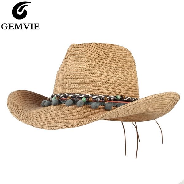 gemvie summer hats for women outback straw hat for men western cowboy hat panama sun beach cap new y200714, Blue;gray
gemvie summer hats for women outback straw hat for men western cowboy hat panama sun beach cap new y200714, Blue;gray