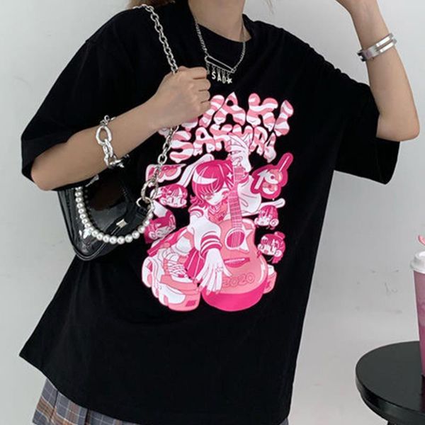 korea pop e-girl guitar print black crop harajuku y2k summer grunge style o-neck short sleeve women t-shirts kawaii clothes, White
korea pop e-girl guitar print black crop harajuku y2k summer grunge style o-neck short sleeve women t-shirts kawaii clothes, White