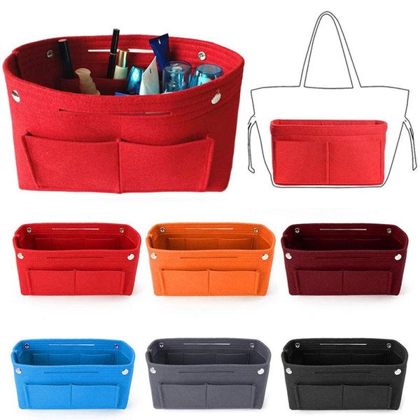 multi-functional felt makeup bag insert handbag home travel storage organizer cosmetic bag girl toiletry insert storage bags
multi-functional felt makeup bag insert handbag home travel storage organizer cosmetic bag girl toiletry insert storage bags