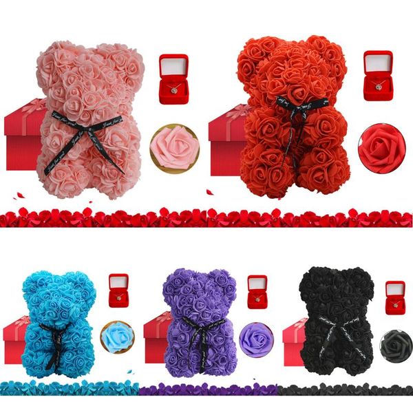 rose bear rose teddy bear and necklace card gift box set for anniversary birthdays bridal showers mother's day 66cy
rose bear rose teddy bear and necklace card gift box set for anniversary birthdays bridal showers mother's day 66cy