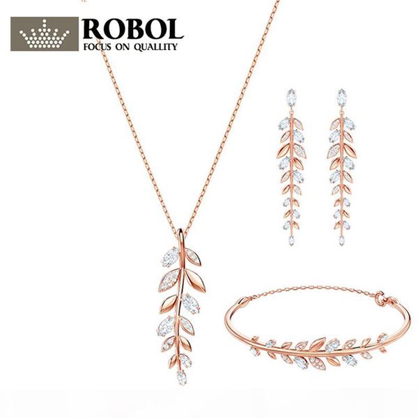 robol 2018 new fashion wild rose gold mayfly leaf necklace female rose gold leaf crystal bracelet bracelet 5410411 5409340, Silver
robol 2018 new fashion wild rose gold mayfly leaf necklace female rose gold leaf crystal bracelet bracelet 5410411 5409340, Silver