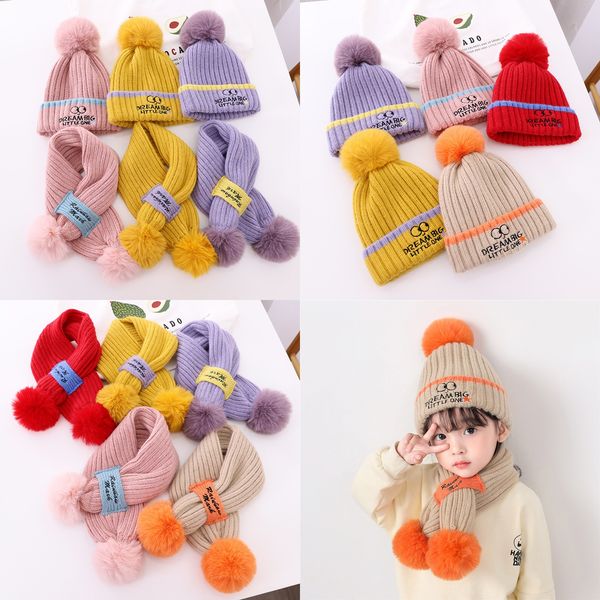 2021 winter childrens wool hat scarf embroidered eye wool balls to keep warm baby set knitted hat, Blue;gray
2021 winter childrens wool hat scarf embroidered eye wool balls to keep warm baby set knitted hat, Blue;gray