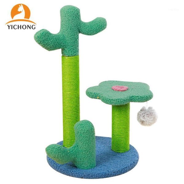yichong new cactus drop ball cat climbing frame three column flower cat jumping platform grinding claw sisal toy yh3221
yichong new cactus drop ball cat climbing frame three column flower cat jumping platform grinding claw sisal toy yh3221