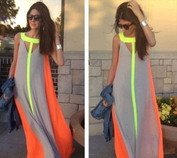 2016 new summer sleeveless chiffon full dresses fashion vestidos vintage print summer long dress casual maxi vestido, Black;gray
2016 new summer sleeveless chiffon full dresses fashion vestidos vintage print summer long dress casual maxi vestido, Black;gray
