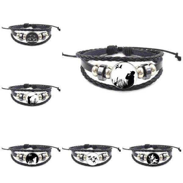 ej glaze hunting ducks for schoolgirl maxi glass cabochon round black leather bracelet bangle jewelry gifts, Golden;silver
ej glaze hunting ducks for schoolgirl maxi glass cabochon round black leather bracelet bangle jewelry gifts, Golden;silver