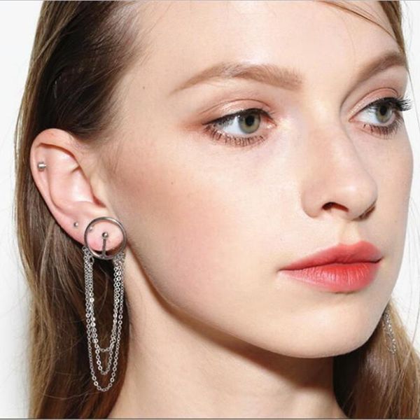 stud timlee e003 party punk elements alloy chain tassel earrings fashion jewelry, Golden;silver
stud timlee e003 party punk elements alloy chain tassel earrings fashion jewelry, Golden;silver