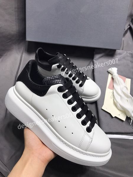 sneakers leather shoes leather shoes increase men and women size gp190702, Black