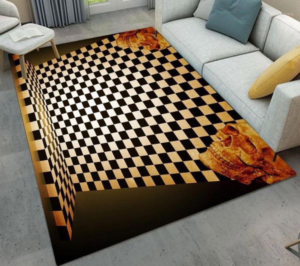 halloween skulls white and black plaids children's room floor carpets living room cushion bathroom area rug hallway non-slip mat1
halloween skulls white and black plaids children's room floor carpets living room cushion bathroom area rug hallway non-slip mat1