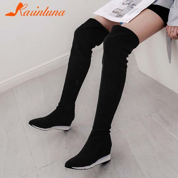boots 2021 arrivals leiusre fashion shoes women flock wedges heels zipper over-the-knee solid short plush warm booties, Black
boots 2021 arrivals leiusre fashion shoes women flock wedges heels zipper over-the-knee solid short plush warm booties, Black